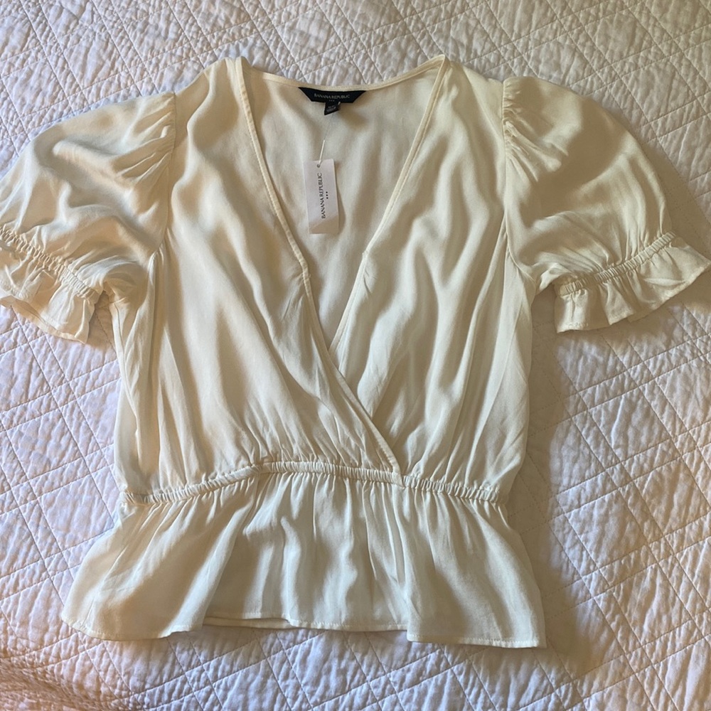 Banana Republic Puff Sleeve Blouse